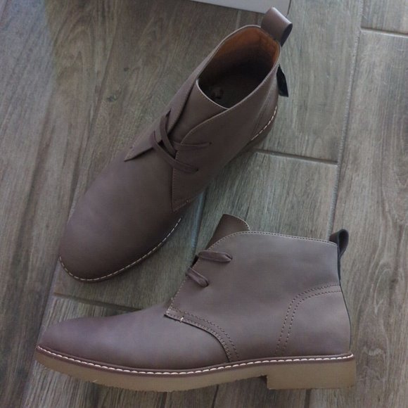Sonoma Goods For Life Brown Chukka Lace Up Leather Brown Boots Men\'s Size 13